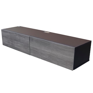 Foto 4 | Foto 4 | Mueble Flotante 2 Puertas para Tv Hogare Moderno 120 cm Gris