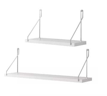 Foto 1 | Foto 1 | Repisas Flotantes BELUG color Blanco Minimalistas de Melamina 2 PZAS