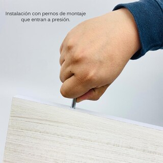 Foto 5 | Foto 5 | 3 Repisas Estanteria Flotante Libros Madera Melamina Poliespacios R30set-25 Teka Artico 30x15cm
