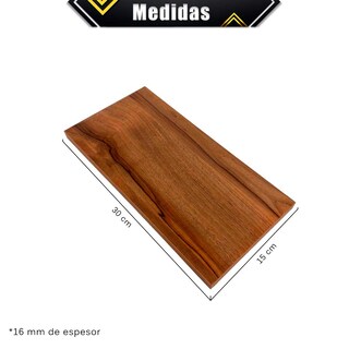 Foto 6 | Foto 6 | 3 Repisas Estanteria Flotante Libros Madera Melamina Poliespacios R30set-28 Nogal 30x15cm