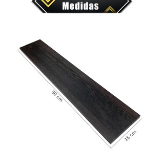 Foto 5 | Foto 5 | 4 Repisas Estanteria Flotante Libros Madera Melamina Poliespacios R80s4-33 Espresso 80x15cm