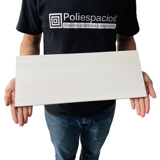 Foto 2 | Foto 2 | 6 Repisas Estanteria Flotante Libros Madera Melamina Poliespacios R52s6-25 Teka Artico 50x20cm