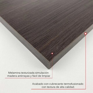 Foto 2 | Foto 2 | 3 Repisas Estanteria Flotante Libros Madera Melamina Poliespacios R40set-24 Chocolate 40x15cm