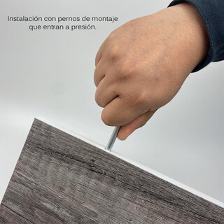 Foto 5 | Foto 5 | 3 Repisas Estanteria Flotante Libros Madera Melamina Poliespacios R50set-17 Lombardia 50x15cm