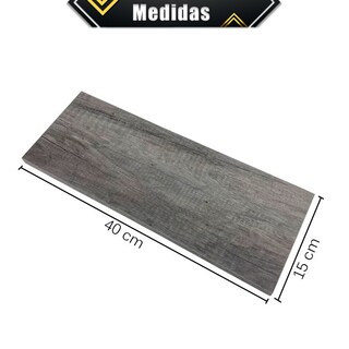 Foto 6 | Foto 6 | 3 Repisas Estanteria Flotante Libros Madera Melamina Poliespacios R40set-17 Lombardia 40x15cm