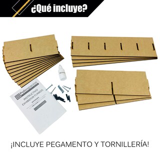 Foto 8 | Foto 8 | Exhibidor Modular Funko Pop Coleccionador Poliespacios Dl103 Natural para 12 Funkos