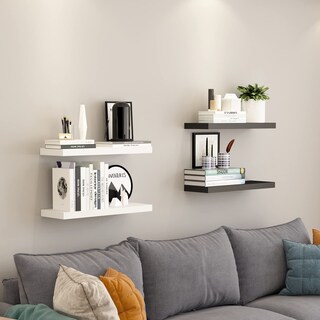 Foto 5 | Foto 5 | Juego De 2 Estantes Flotantes Welland Para Montar En La Pared - Venta Internacional.