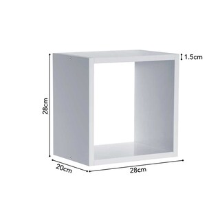 Foto 1 | Foto 1 | Repisa Cubo Prat-k, Color Blanco Altura 28cm