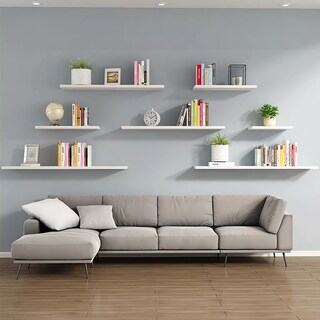 Foto 4 | Foto 4 | Set 4 Repisas Flotantes Eo Safe Imports Esi-18501 Blanco