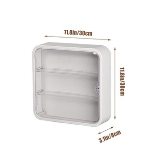 Foto 4 | Foto 4 | Vitrina Wmm Transparente Para Figuras Montada En La Pared Con Puerta Verde - Venta Internacional.