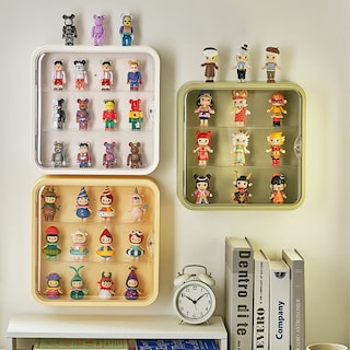 Foto 7 | Foto 7 | Vitrina Wmm Transparente Para Figuras Montada En La Pared Con Puerta Verde - Venta Internacional.