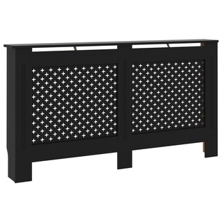 Foto 1 | Foto 1 | Cubierta De Radiador Vidaxl Negra Con Moderno Diseño De Listones (mdf) - Venta Internacional.