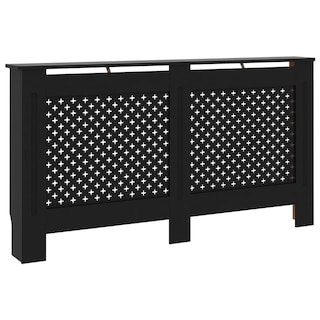 Foto 3 | Foto 3 | Cubierta De Radiador Vidaxl Negra Con Moderno Diseño De Listones (mdf) - Venta Internacional.