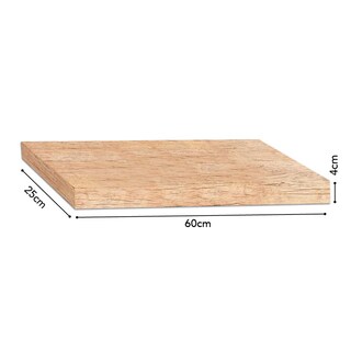 Foto 1 | Foto 1 | Repisa Recta Tendenza Collection Vintage Prak-t 04x25x60cm Color Beige
