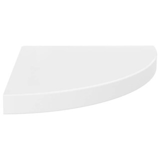 Foto 1 | Foto 1 | Estante De Esquina Flotante Vidaxl  Moderno  Blanco Brillante  35 X 35 X 4 Cm - Venta Internacional.