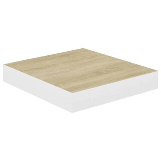 Foto 1 | Foto 1 | Estantería De Pared Vidaxl Flotante Fácil De Instalar Diseño En Roble Y Blanco - Venta Internacional.