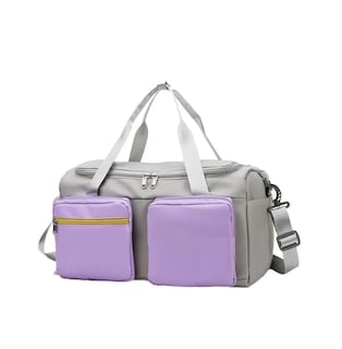 Foto 1 | Foto 1 | Bolso Deportivo Moderno De Pesca Púrpura Con Gris