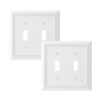 Foto 1 | Foto 1 | Funda Para Interruptor De Luz Dewenwils Con Palanca Metálica Blanca, Paquete De 2 - Venta Internacional.