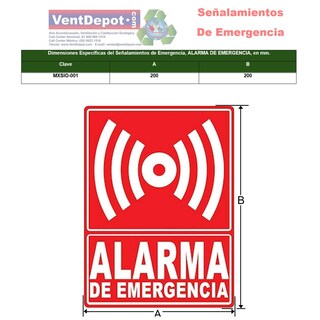 Foto 2 | Foto 2 | Señal De Emergencia Para Hospital Ventdepot Mxsio-001 1 Pieza Multicolor