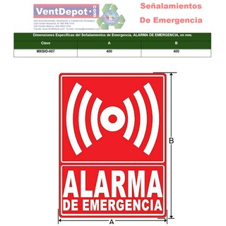 Foto 2 | Foto 2 | Señal De Emergencia Para Carreteras Ventdepot Mxsio-007 1 Pieza Multicolor