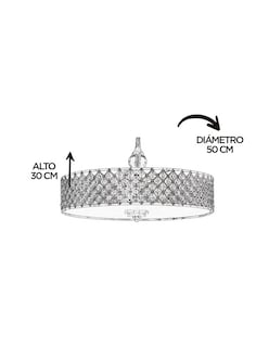 Foto 4 | Foto 4 | Candil Gamalux Nova Collection R022, 4 Luces Plateado