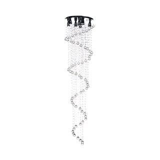 Foto 1 | Foto 1 | Candil Colgante Gamalux Williams Krystal Doble Cascada de 8 Luces