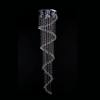 Foto 3 | Foto 3 | Candil Colgante Gamalux Williams Krystal Doble Cascada de 8 Luces
