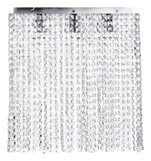 Foto 1 | Foto 1 | Candil Colgante Gamalux Williams Krystal Cortina de 3 Luces