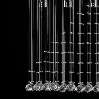 Foto 4 | Foto 4 | Candil Colgante Gamalux Williams Krystal Triángulo 5 Luces