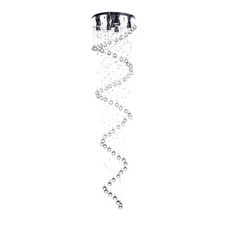 Foto 1 | Foto 1 | Candil Colgante Gamalux Williams Krystal Cascada de 8 Luces