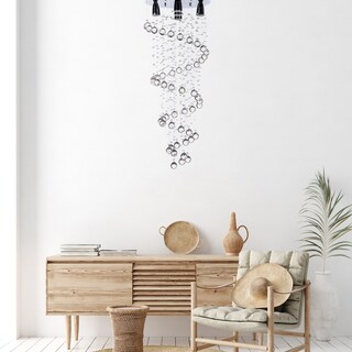 Foto 5 | Foto 5 | Candil Colgante Gamalux Williams Krystal Cascada de 5 Luces