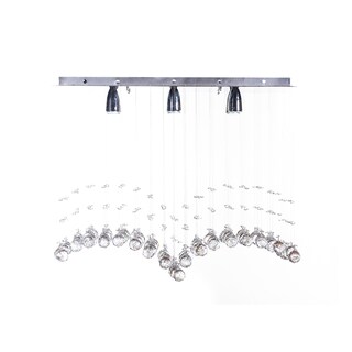 Foto 1 | Foto 1 | Candil Colgante Gamalux William Krystal 6 Luces Gaviota 60 cm