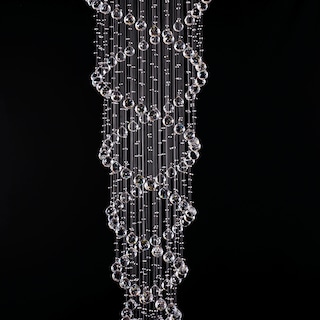 Foto 4 | Foto 4 | Candil Colgante Gamalux Williams Krystal Doble Espiral De 9 Luces