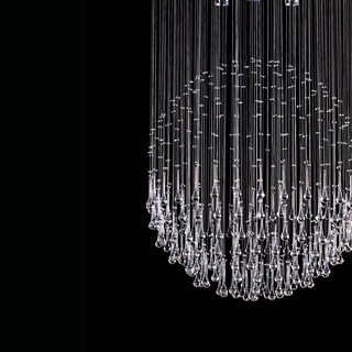 Foto 4 | Foto 4 | Candil Colgante Gamalux Williams Krystal Esfera-gota 9 Luces