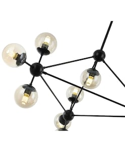 Foto 2 | Foto 2 | Candil de Esferas Vintage Átomo 10 Luces