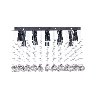 Foto 1 | Foto 1 | Candil Colgante Gamalux Williams Krystal Flat 10 Luces