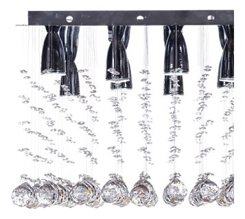 Foto 2 | Foto 2 | Candil Colgante Gamalux Williams Krystal Flat 10 Luces