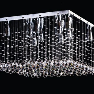 Foto 4 | Foto 4 | Candil Colgante Gamalux Williams Krystal Flat 10 Luces