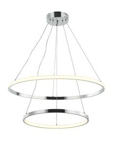 Foto 1 | Foto 1 | Candil Colgante 2 Aros Led