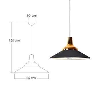 Foto 2 | Foto 2 | Lámpara Colgante Macaron Retro Con Base De Metal