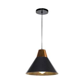 Foto 1 | Foto 1 | Luminario Colgante Metal Negro/cobre 127/240v Maxxi