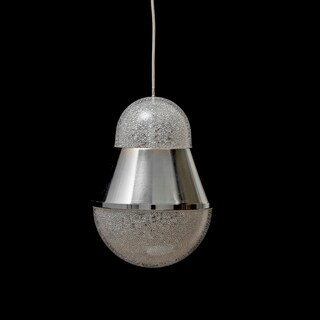 Foto 4 | Foto 4 | Lámpara De Techo Led Flotante Acero Inox Y Cristal De 1 Luz