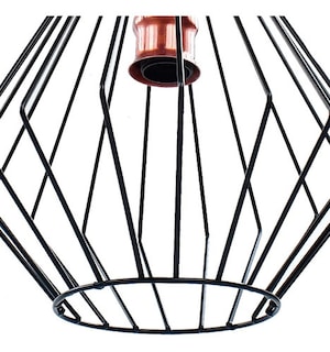 Foto 3 | Foto 3 | Lámpara Techo Socket Cobre Diamante Acero Maxxi Mx-cl7016/n/cb Negro