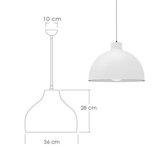 Foto 2 | Foto 2 | Paquete 3 Lámparas de Techo Ilios Innova Colgantes Decorativas Estilo Nórdico Blancas