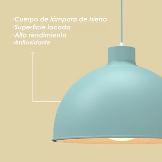 Foto 7 | Foto 7 | Paquete 3 Lámparas de Techo Iliosinnova Colgantes Decorativas Estilo Nórdico Azules