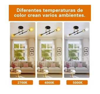Foto 4 | Foto 4 | Araña Moderna Lámpara De Techo Lámpara De Pared Para Baño Color Negro Wünd