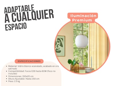 Foto 2 | Foto 2 | Lampara Colgante Vidrio Elegante Calidad Premium | Erp0319ch