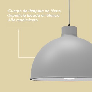 Foto 6 | Foto 6 | Lampara de Techo Colgante Ilios Innova Gris Decorativo Estilo Nórdico Retro Fabricada en Hierro