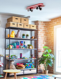 Foto 2 | Foto 2 | Lampara Infantil Patineta Rojo