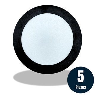 Foto 1 | Foto 1 | 5 Piezas Plafon Redondo Led Empotrado 12w Negro